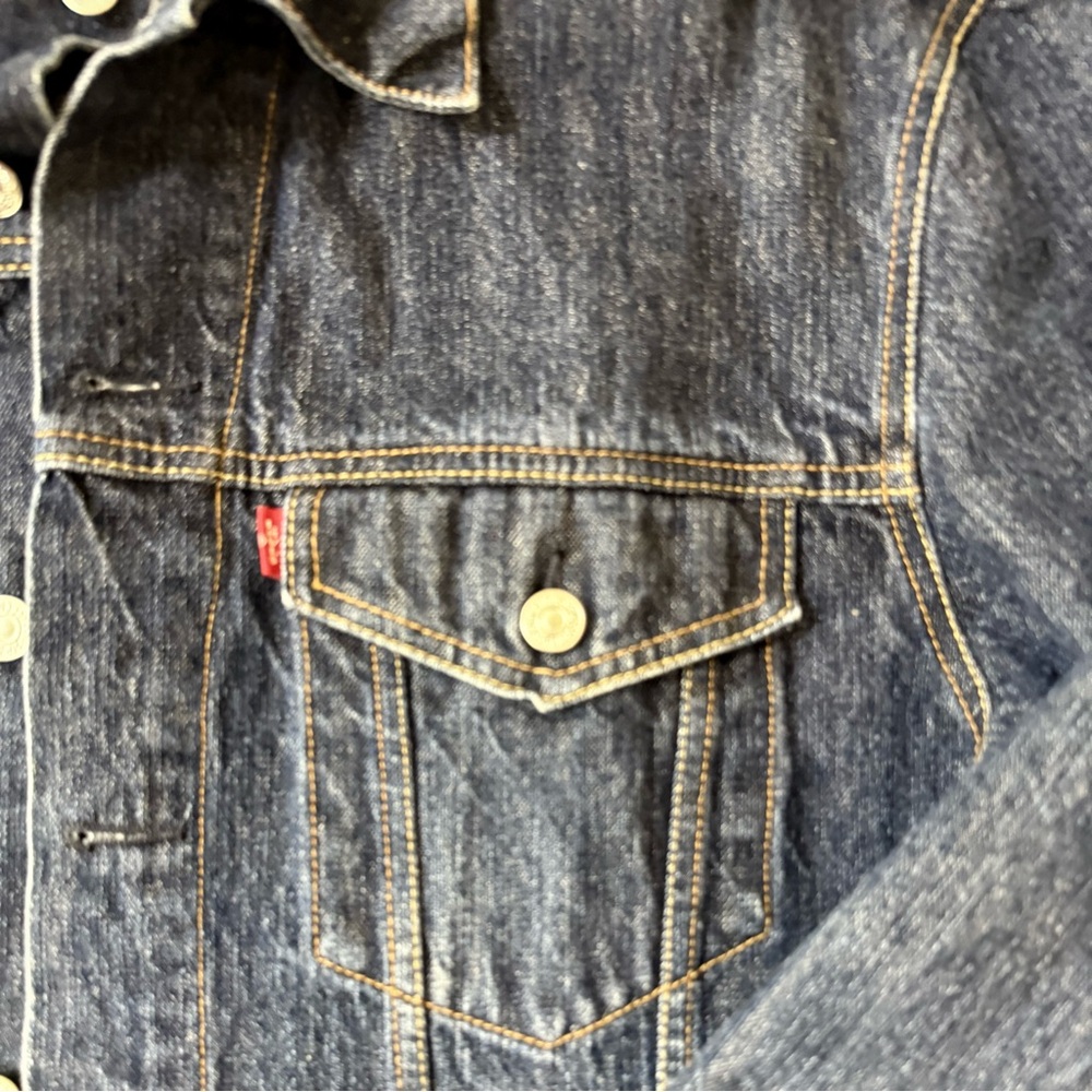 Levi's Blue Jean Jacket with Classic Design - Picture 2 of 5